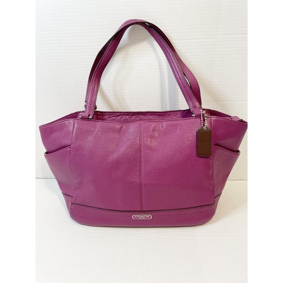 Coach Handbags - Authenticated Coach Purple Tote